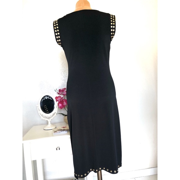 Michael Kors black studded sheath dress size small - Picture 5 of 8